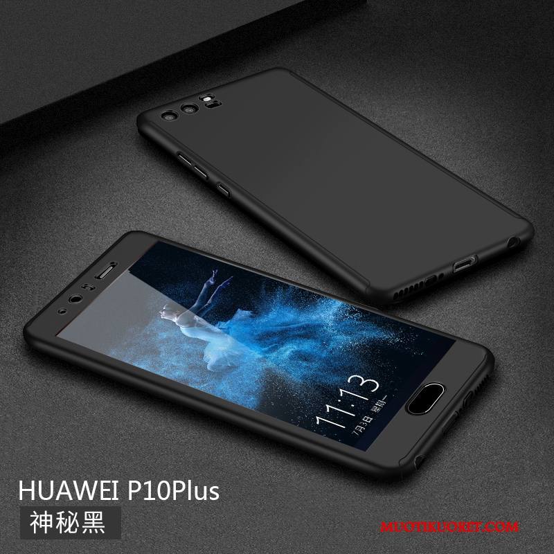 Huawei P10 Plus Kuori Trendi Pesty Suede Murtumaton Suojaus Kotelo All Inclusive Sininen