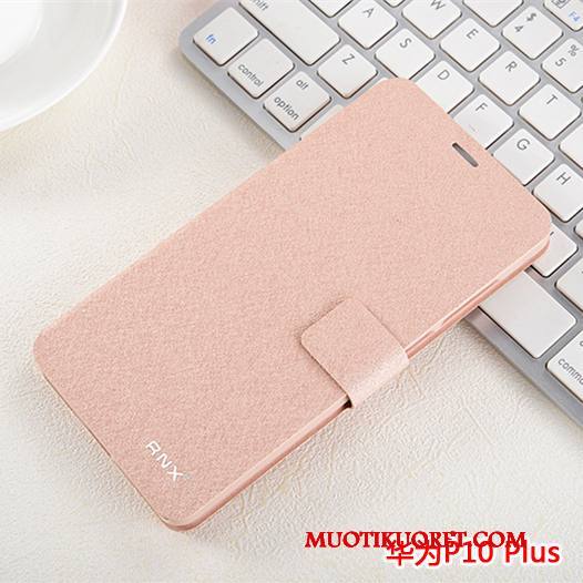Huawei P10 Plus Simpukka Puhelimen Kuoret Nahkakotelo Valkoinen Kuori Suojaus Murtumaton