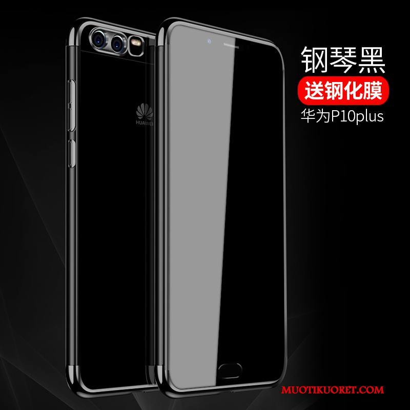 Huawei P10 Plus Ultra Punainen Silikoni Murtumaton Kuori Kotelo Suojaus