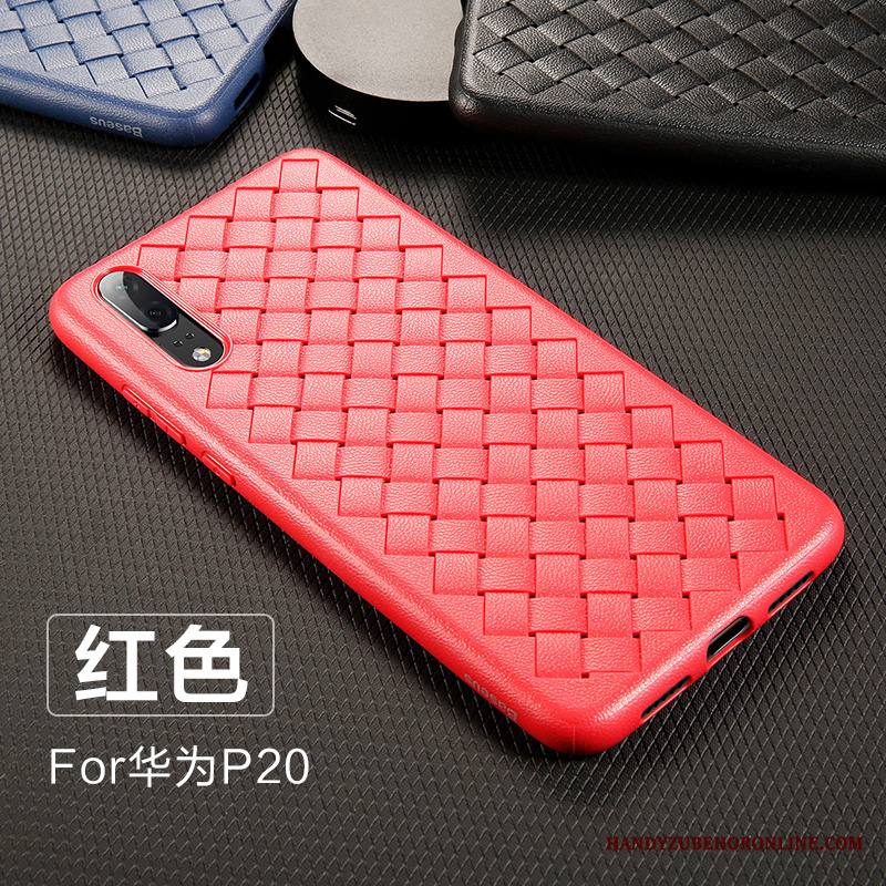 Huawei P20 Kuori Kotelo Silikoni Rakastunut Uusi Kudonta Kevyt Persoonallisuus