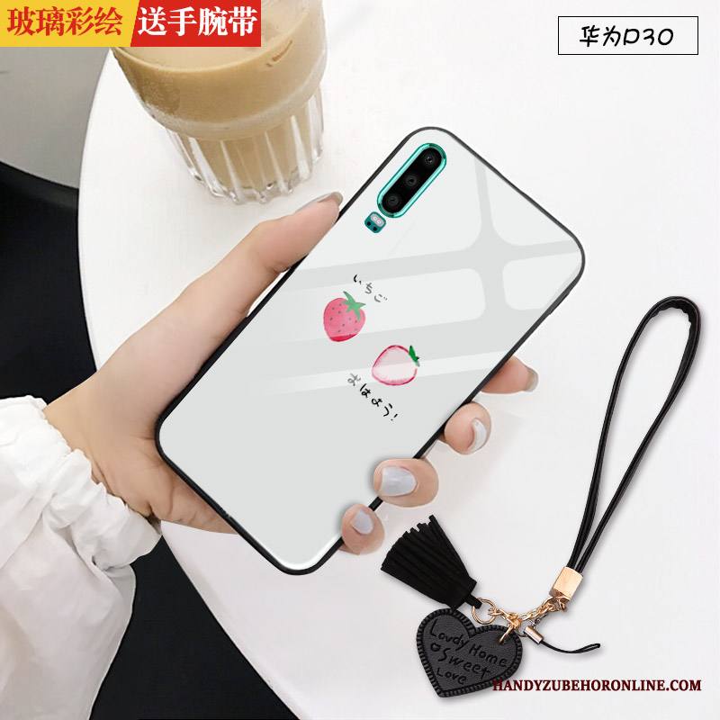 Huawei P30 Kuori Rakastunut Kevyt Persoonallisuus Lasi Puhelimen Kuoret Suojaus Murtumaton