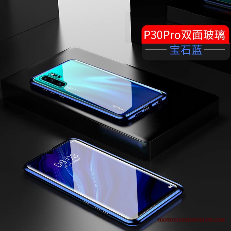 Huawei P30 Pro Kuori Murtumaton Puhelimen All Inclusive Metalli Puhelimen Kuoret Kotelo Karkaisu