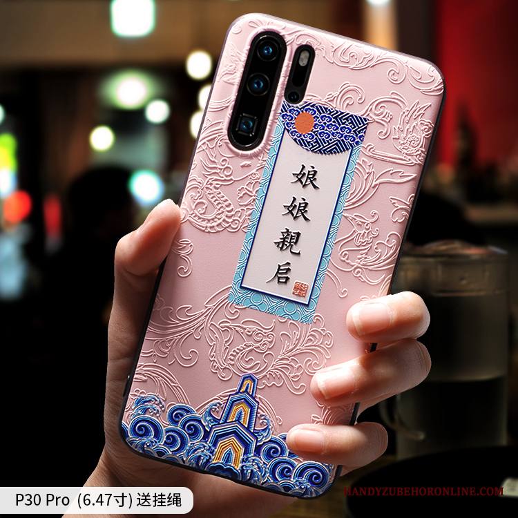 Huawei P30 Pro Kuori Puhelimen Kuoret All Inclusive Ohut Kotelo Net Red Kiinalainen Tyyli Persoonallisuus