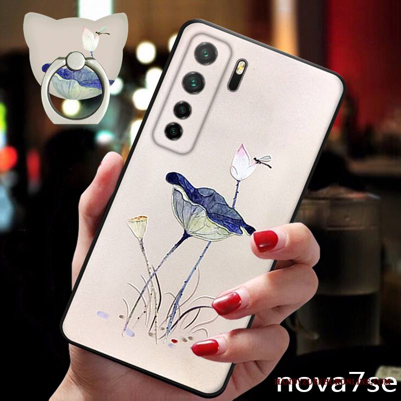 Huawei P40 Lite 5g Ohut Persoonallisuus Kuori Pehmeä Neste Sininen Tuuli Silikoni