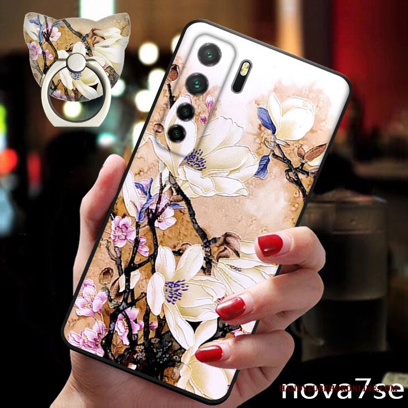 Huawei P40 Lite 5g Ohut Persoonallisuus Kuori Pehmeä Neste Sininen Tuuli Silikoni