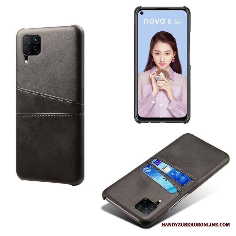 Huawei P40 Lite Kuori Ultra Vihreä Luova Kortti Persoonallisuus Kova Puhelimen Kuoret