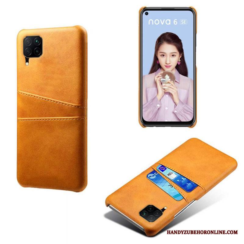 Huawei P40 Lite Kuori Ultra Vihreä Luova Kortti Persoonallisuus Kova Puhelimen Kuoret