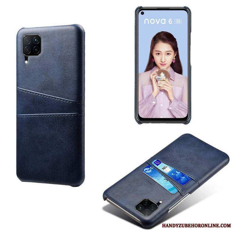 Huawei P40 Lite Kuori Ultra Vihreä Luova Kortti Persoonallisuus Kova Puhelimen Kuoret