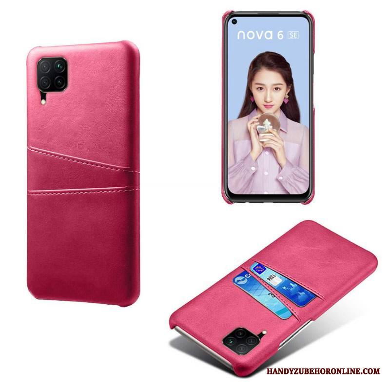Huawei P40 Lite Kuori Ultra Vihreä Luova Kortti Persoonallisuus Kova Puhelimen Kuoret