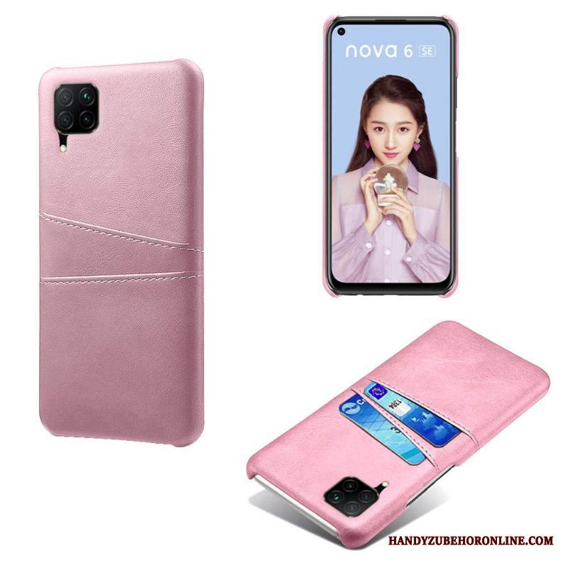 Huawei P40 Lite Kuori Ultra Vihreä Luova Kortti Persoonallisuus Kova Puhelimen Kuoret