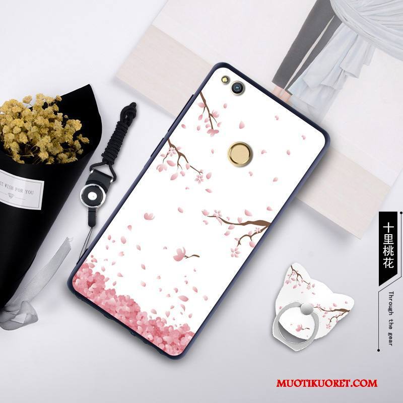 Huawei P8 Lite 2017 Kuori Silikoni Kotelo Persoonallisuus Vaalean All Inclusive Pehmeä Neste Puhelimen Kuoret
