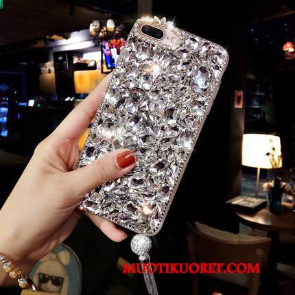 Huawei P8 Lite Kuori All Inclusive Kotelo Silikoni Ylellisyys Fringed Puhelimen Kuoret Pehmeä Neste