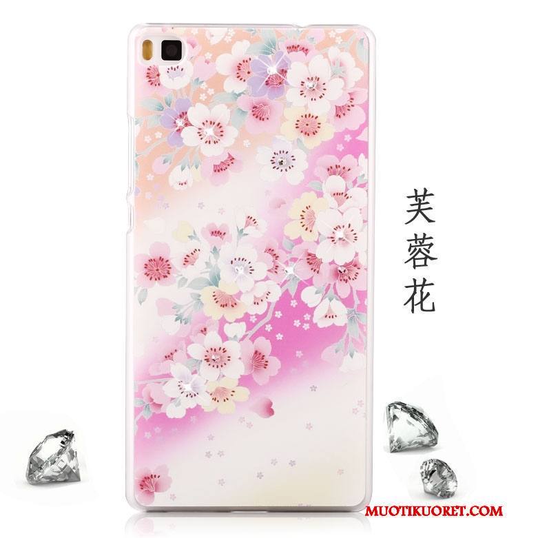 Huawei P8 Lite Kuori Suojaus Jauhe Maalaus Puhelimen Kuoret Nuoret Strassi Kotelo