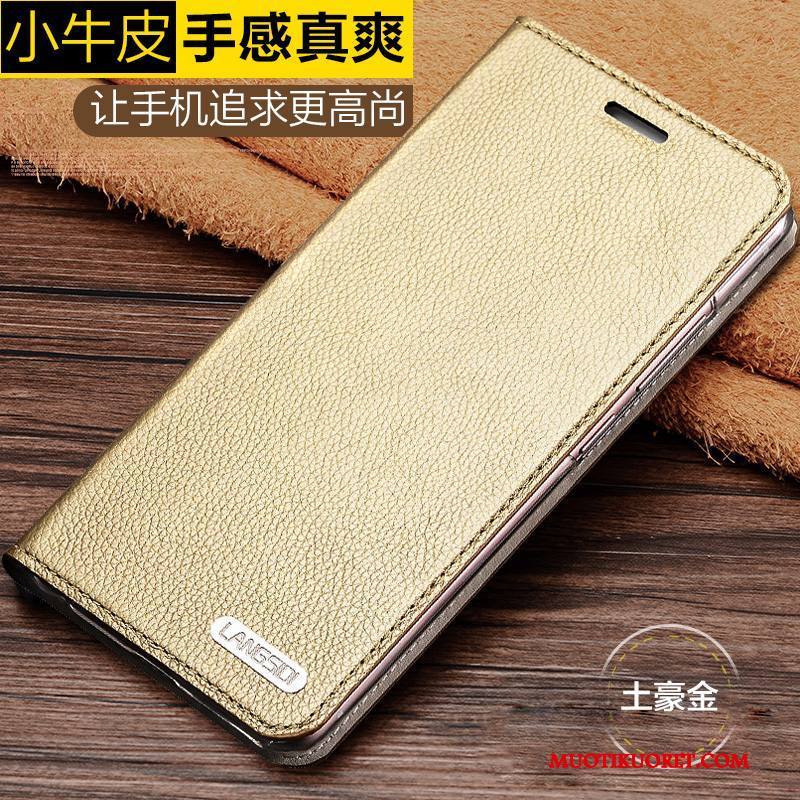 Huawei P9 Lite Kuori Suojaus Puhelimen Murtumaton Nuoret Kotelo Aito Nahka Lehmä