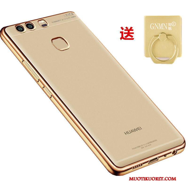 Huawei P9 Plus Kulta Suojaus Puhelimen Kotelo Silikoni Pehmeä Neste Kuori