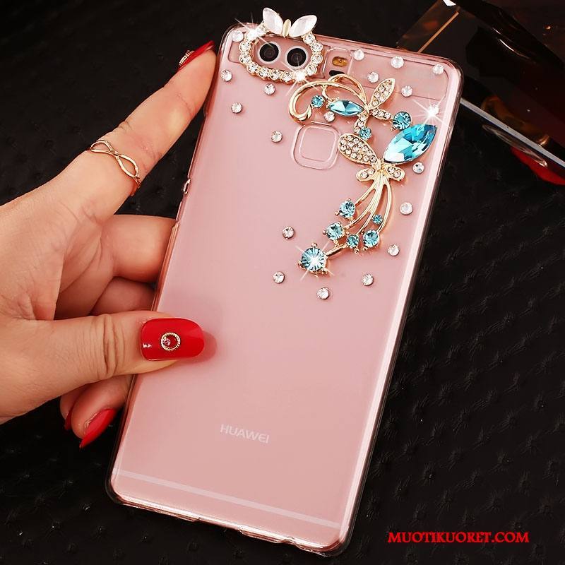 Huawei P9 Plus Kuori Kotelo Strassi Pu Jauhe Puhelimen Kuoret Kova Suojaus
