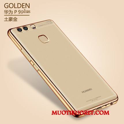 Huawei P9 Plus Kuori Murtumaton Läpinäkyvä Pinnoitus Jauhe Silikoni Ohut Kotelo