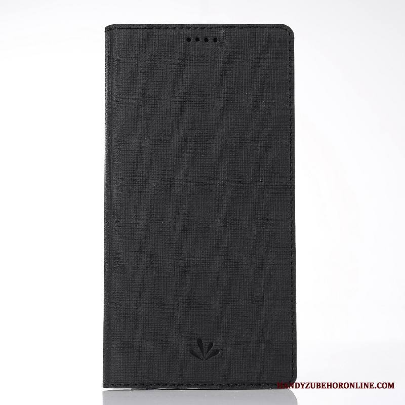 Huawei Y6 2018 Kuori Magneettinen Nahkakotelo Yksinkertainen Suojaus Puhelimen Kuoret Murtumaton All Inclusive