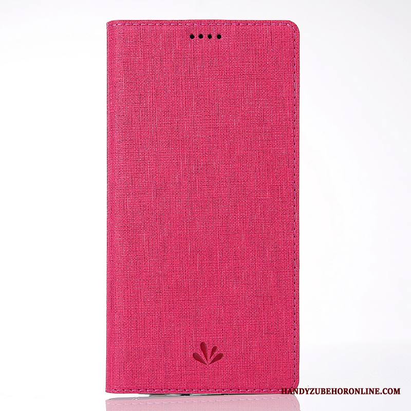 Huawei Y6 2018 Kuori Magneettinen Nahkakotelo Yksinkertainen Suojaus Puhelimen Kuoret Murtumaton All Inclusive