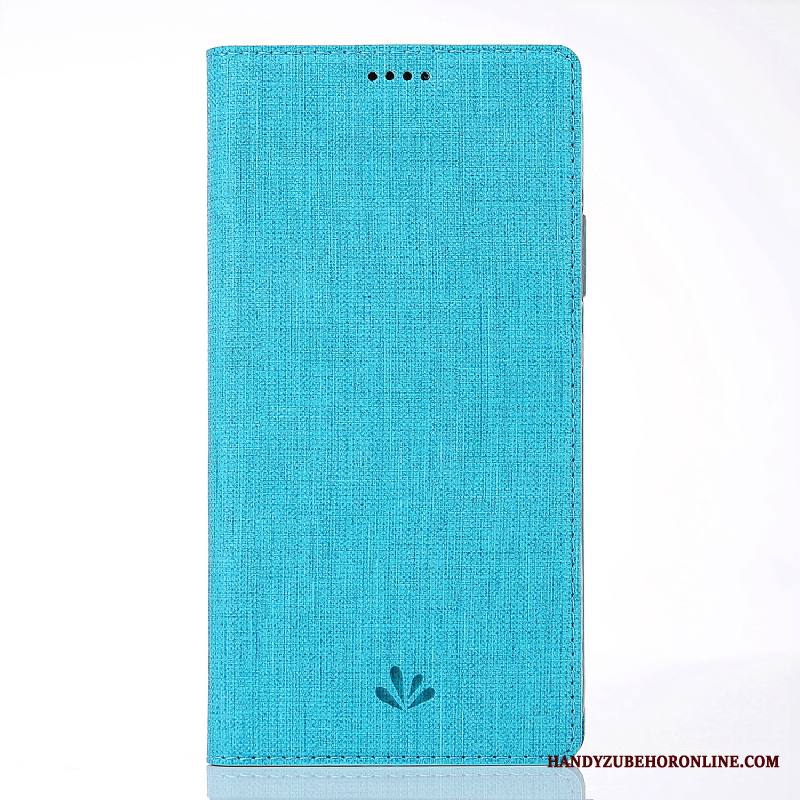 Huawei Y6 2018 Kuori Magneettinen Nahkakotelo Yksinkertainen Suojaus Puhelimen Kuoret Murtumaton All Inclusive