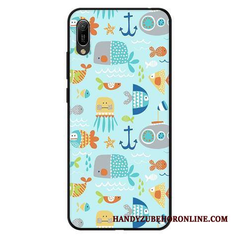 Huawei Y6 2019 Suojaus Kuori Puhelimen Murtumaton Pehmeä Neste Musta Kotelo
