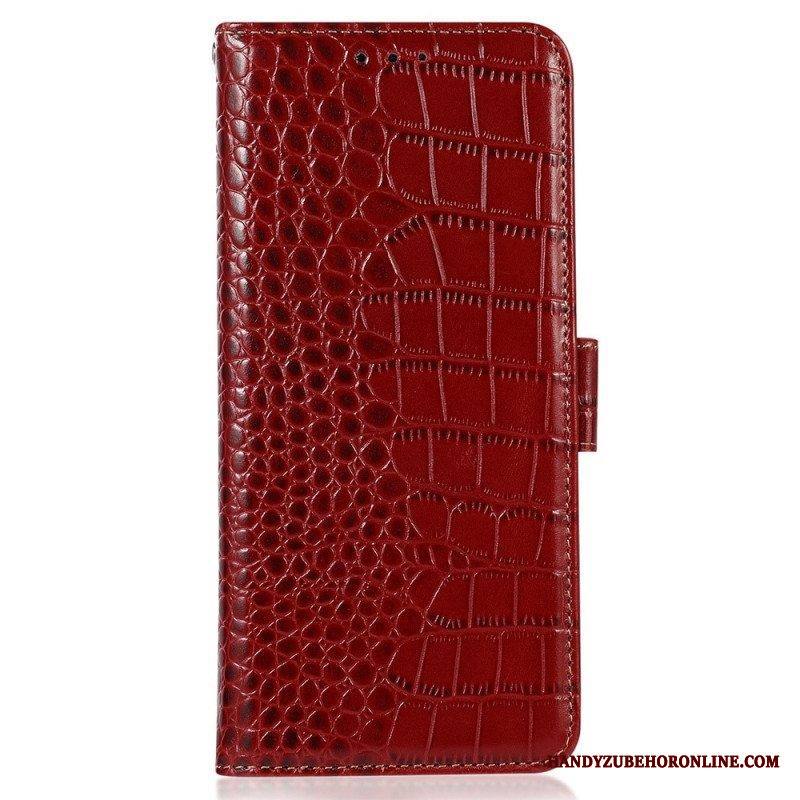 Kotelot Huawei Mate 50 Pro Crocodile Style Rfid