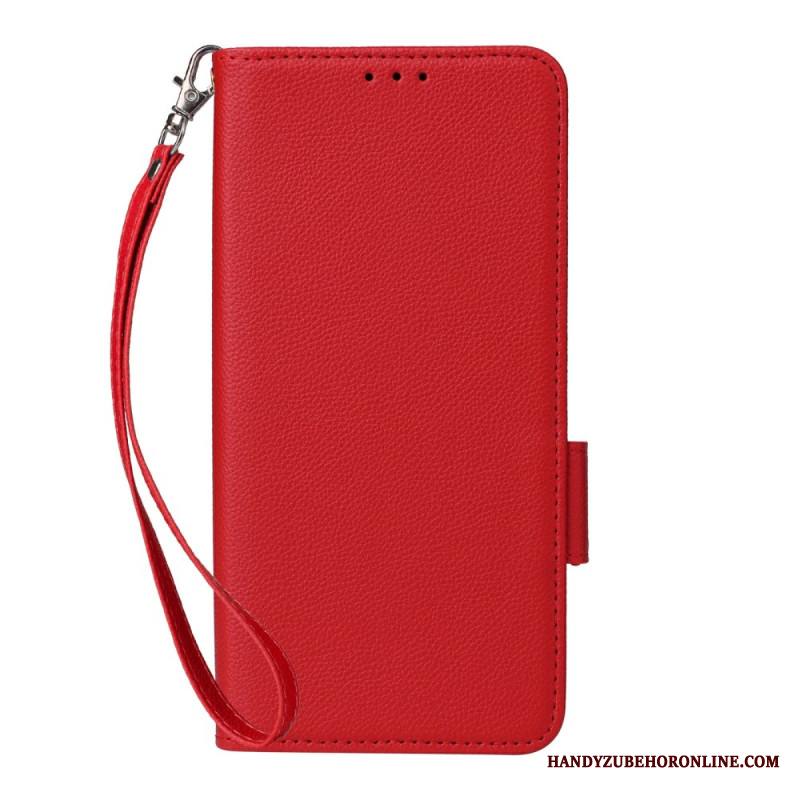 Kotelot Huawei Nova 13 Pro Litsikuvioinen Tekonahkahihna