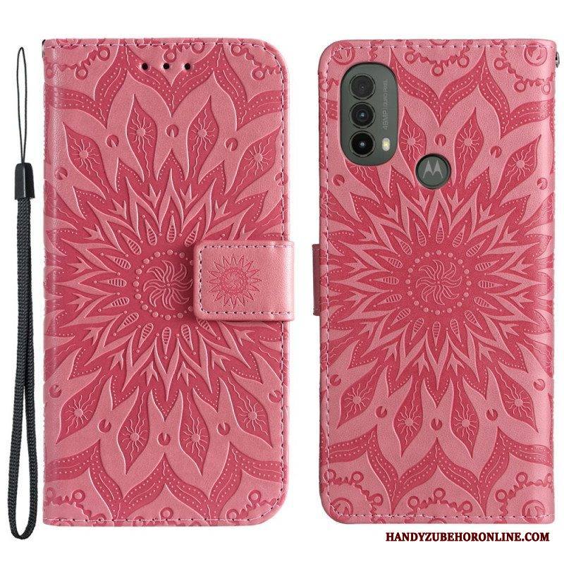 Kotelot Moto E40 / E30 / E20 Auringon Kukka