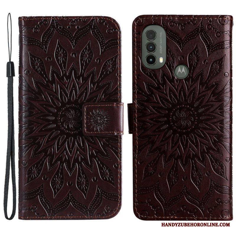 Kotelot Moto E40 / E30 / E20 Auringon Kukka