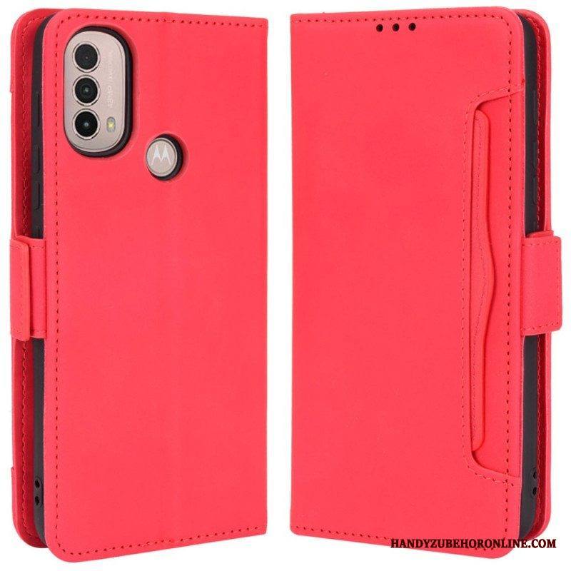 Kotelot Moto E40 / E30 / E20 Multi-card Premier Class