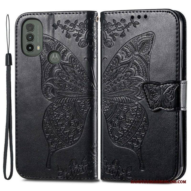 Kotelot Moto E40 / E30 / E20 Puolikkaat Perhoset