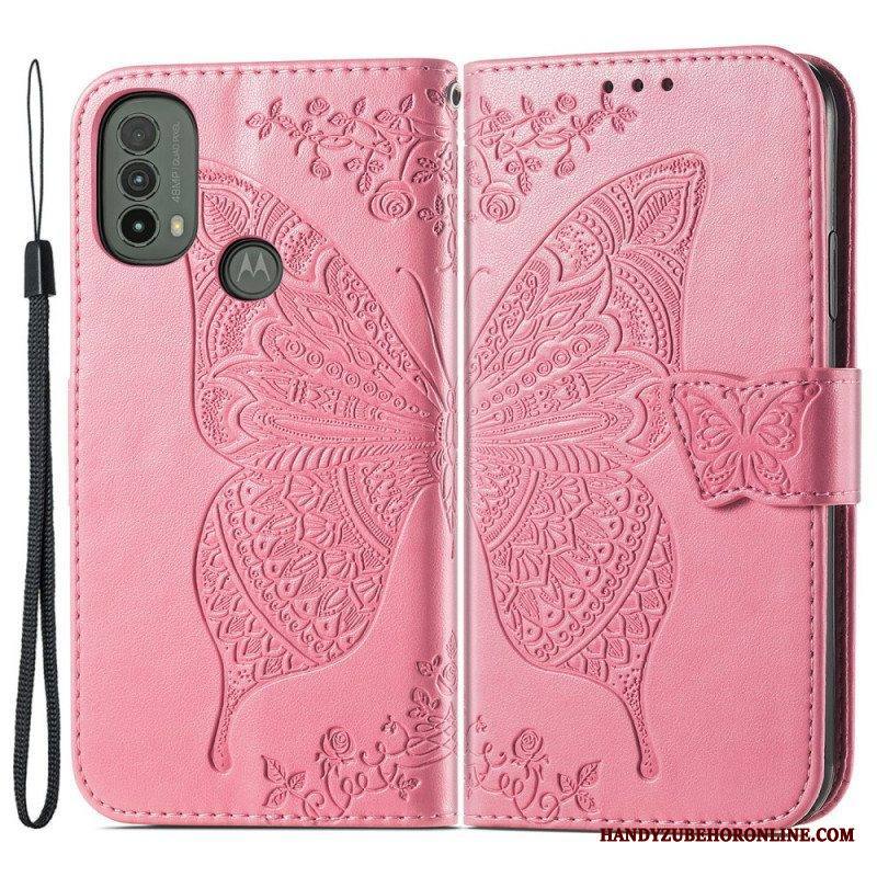 Kotelot Moto E40 / E30 / E20 Puolikkaat Perhoset