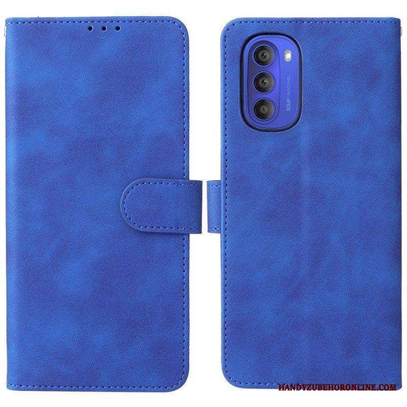 Kotelot Moto G51 5G Vintage Skin-touch