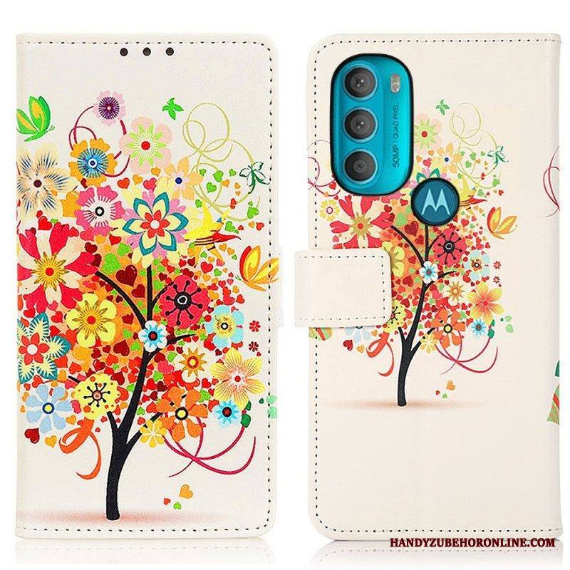 Kotelot Moto G71 5G Kukkiva Puu