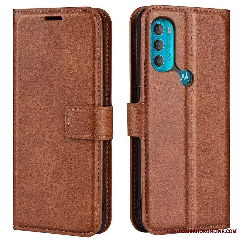 Kotelot Moto G71 5G Ohut Extreme Leather -efekti