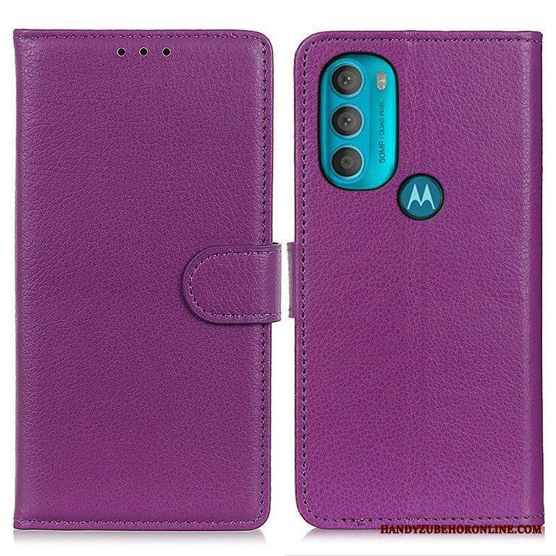 Kotelot Moto G71 5G Perinteisesti Litsi