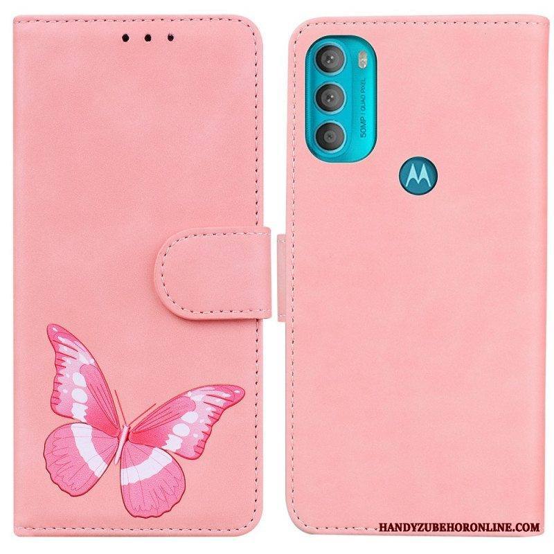 Kotelot Moto G71 5G Skin Touch Butterfly