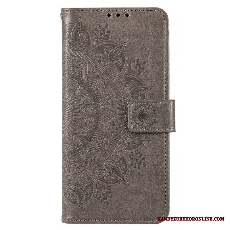 Kotelot Moto G73 5G Auringon Mandala