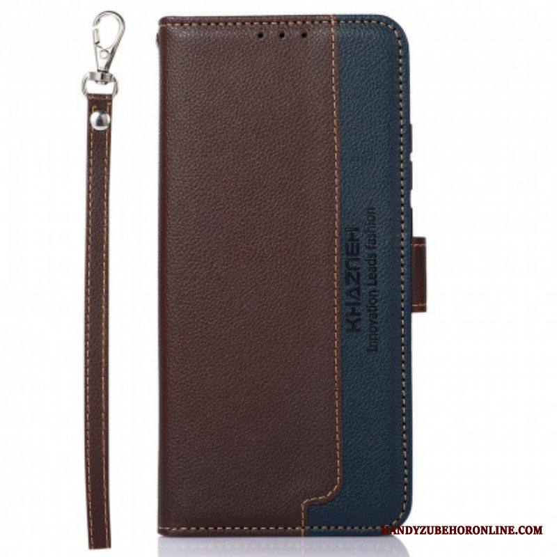 Kotelot Motorola Edge 20 Pro Litsi Style Rfid Khazneh