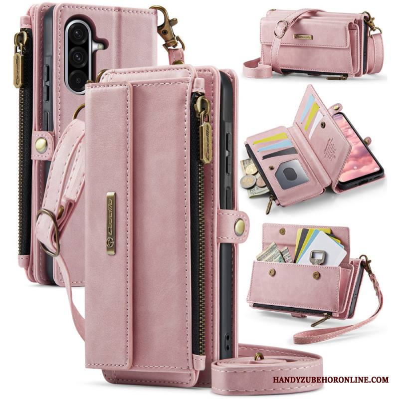 Kotelot Samsung Galaxy A17 4g / 5g Caseme Mokkanahkakuvioinen Lompakko