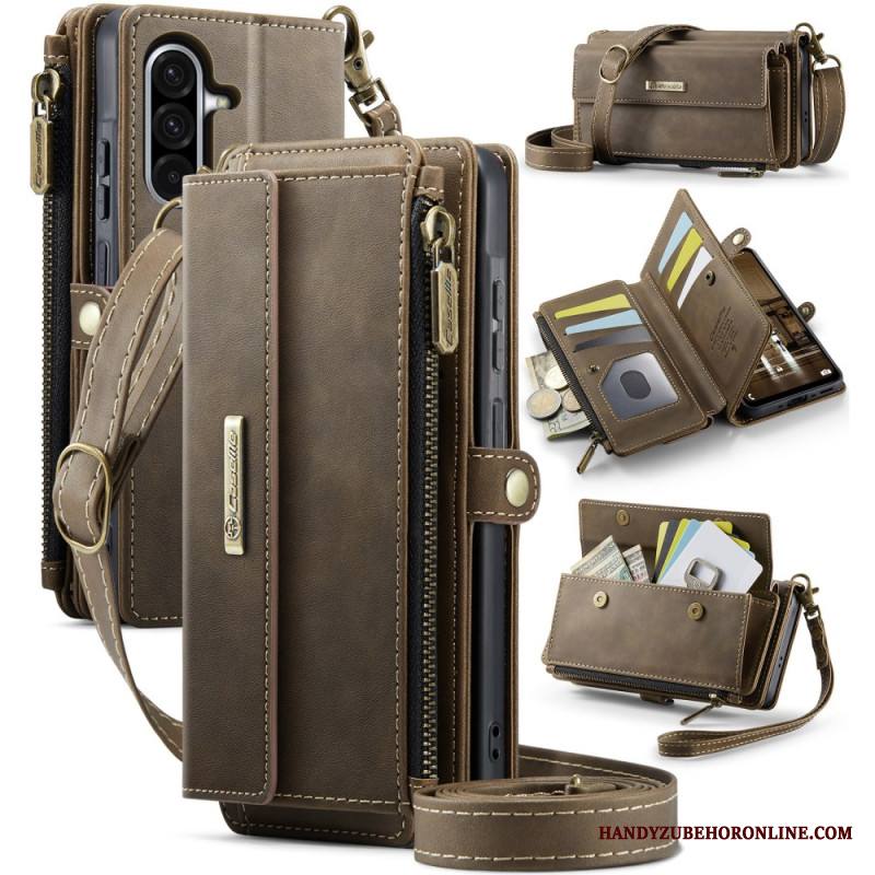 Kotelot Samsung Galaxy A17 4g / 5g Caseme Mokkanahkakuvioinen Lompakko