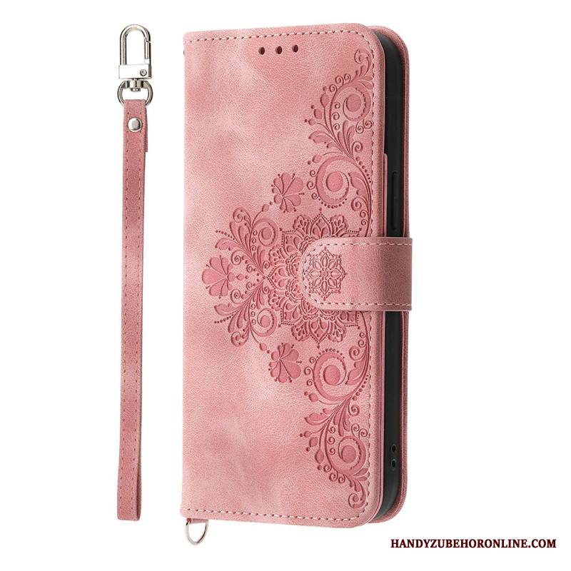 Kotelot Samsung Galaxy A17 4g / 5g Puhelinkuoret Pitsimäinen Mokkanahkakuvioinen Lompakko