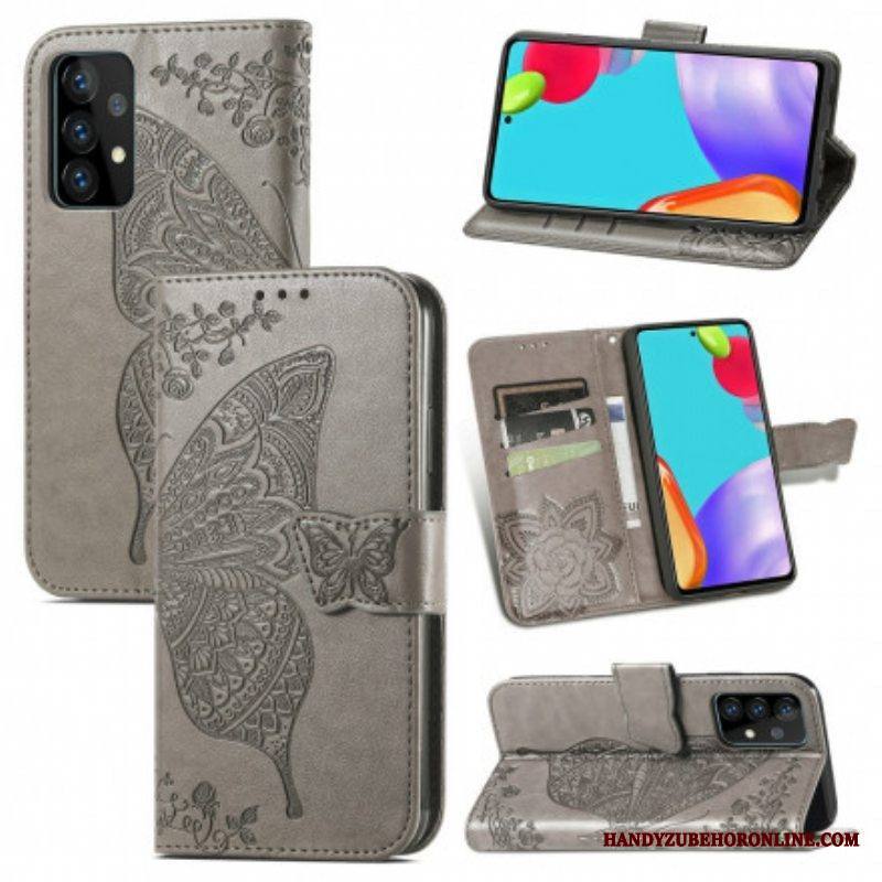 Kotelot Samsung Galaxy A52 4G / A52 5G / A52s 5G Puolikkaat Perhoset