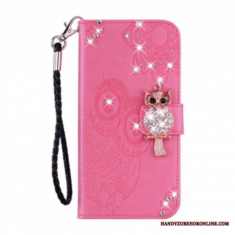 Kotelot Samsung Galaxy A52 4G / A52 5G / A52s 5G Pöllö Mandala Ja Charm