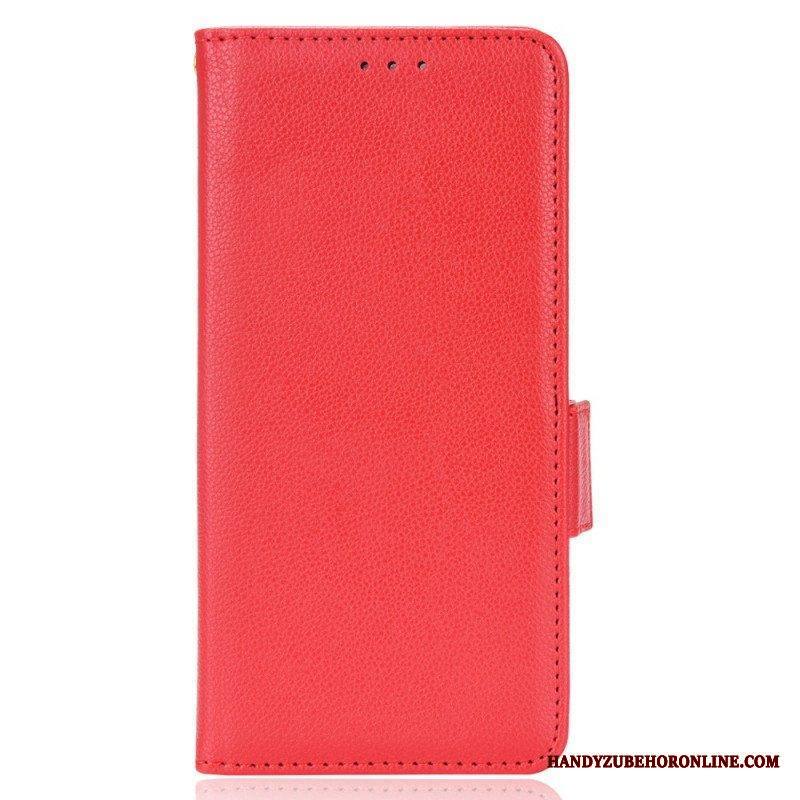 Kotelot Samsung Galaxy A53 5G Perinteinen Litchi Faux Leather