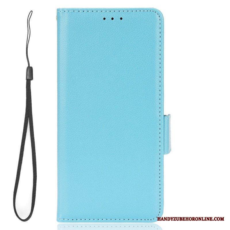 Kotelot Samsung Galaxy A54 5G Suojaketju Kuori Strappy Leather Style