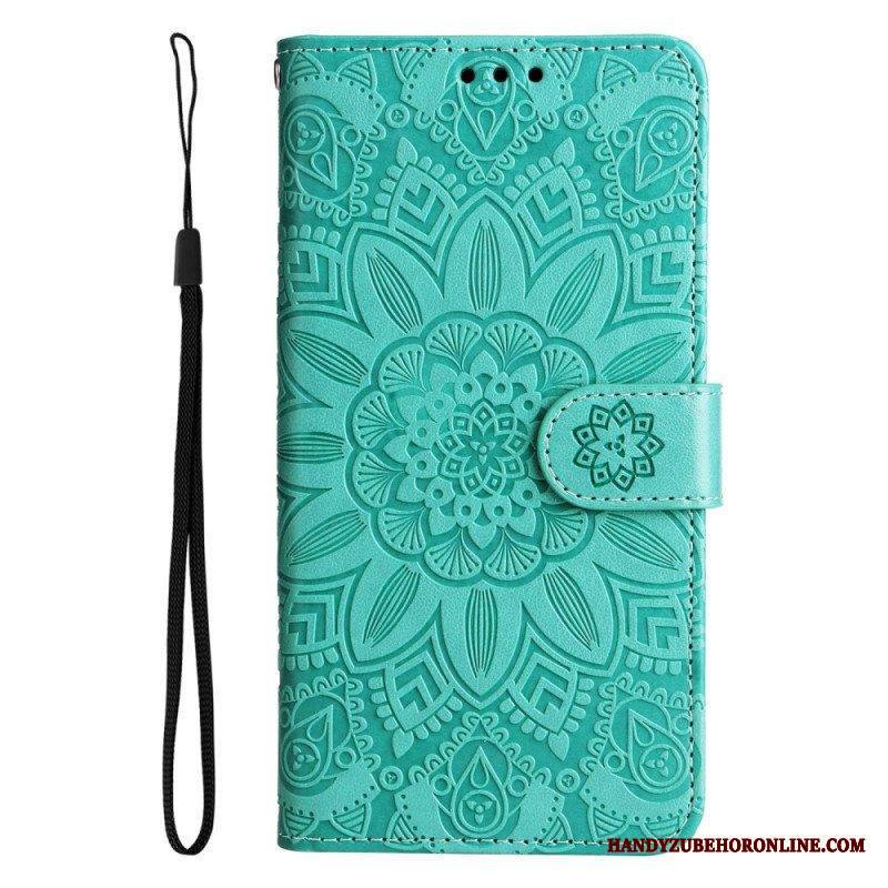 Kotelot Samsung Galaxy M13 Suojaketju Kuori Olkainen Auringonkukka