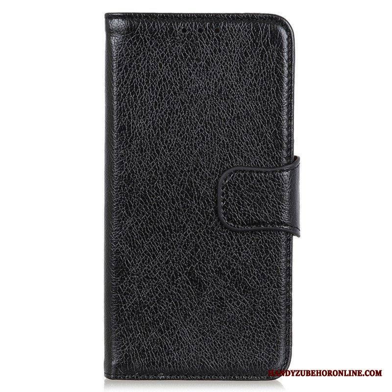 Kotelot Samsung Galaxy M23 5G Halkaistu Nappan Nahka