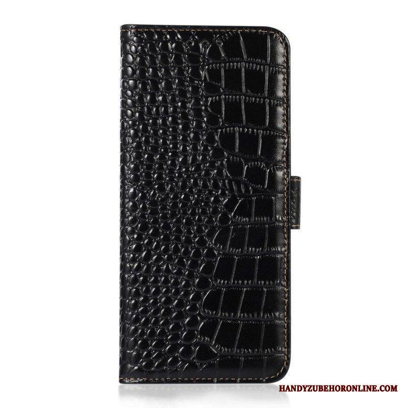 Kotelot Samsung Galaxy M33 5G Crocodile Style Rfid