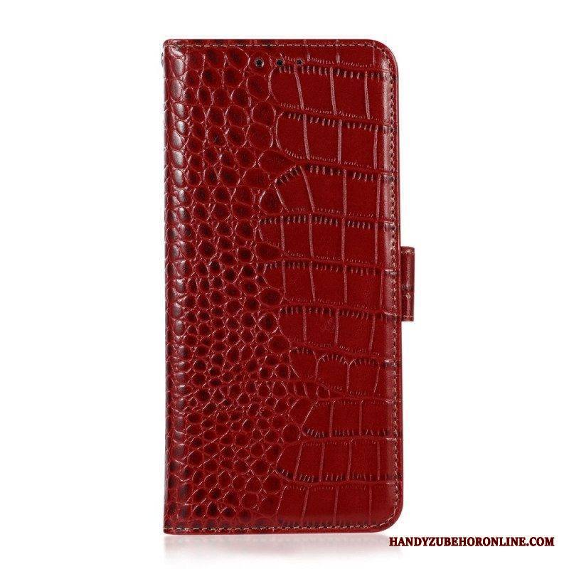 Kotelot Samsung Galaxy M33 5G Crocodile Style Rfid